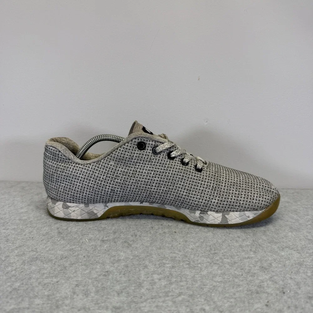 NOBULL Shoes Mens Size 8.5 SuperFabric Low Top Grey CrossFit Workout Sneakers - Picture 6 of 10